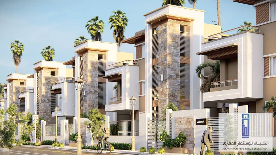 فرصة قسط براحتك على 10 سنين. . ,امتلك فيلا فاخرة فى زايد الجديدة بـ كمبوند ريو ڤيلاز  Rio Villas New Zayed 1