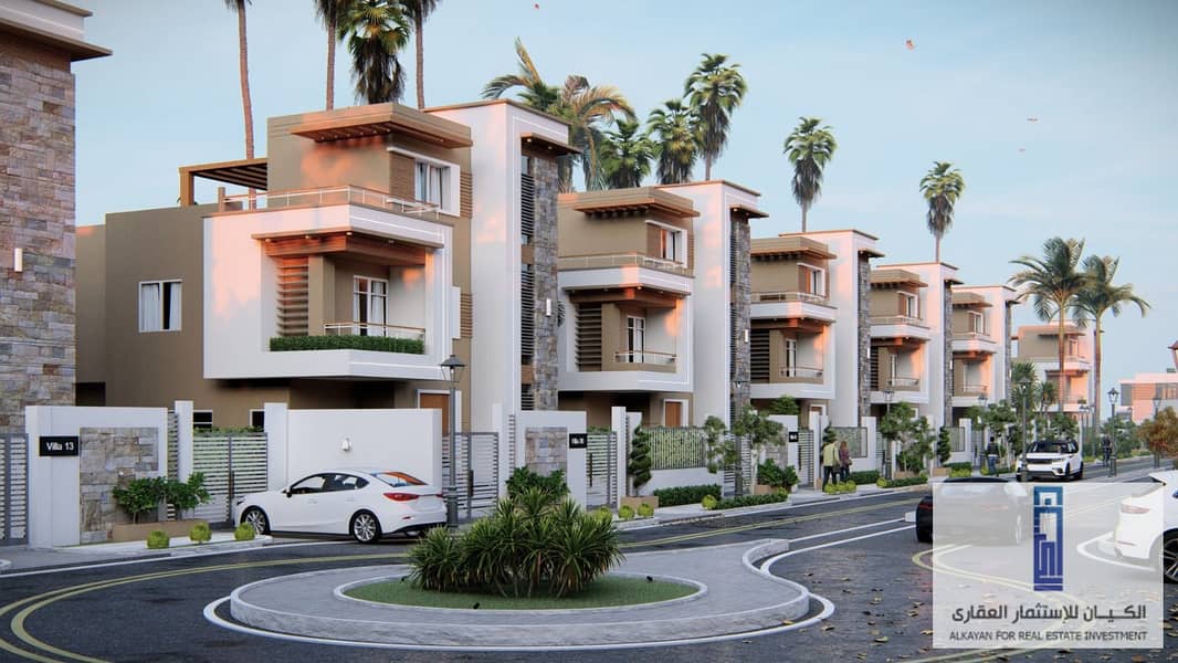 فرصة قسط براحتك على 10 سنين. . ,امتلك فيلا فاخرة فى زايد الجديدة بـ كمبوند ريو ڤيلاز  Rio Villas New Zayed 4