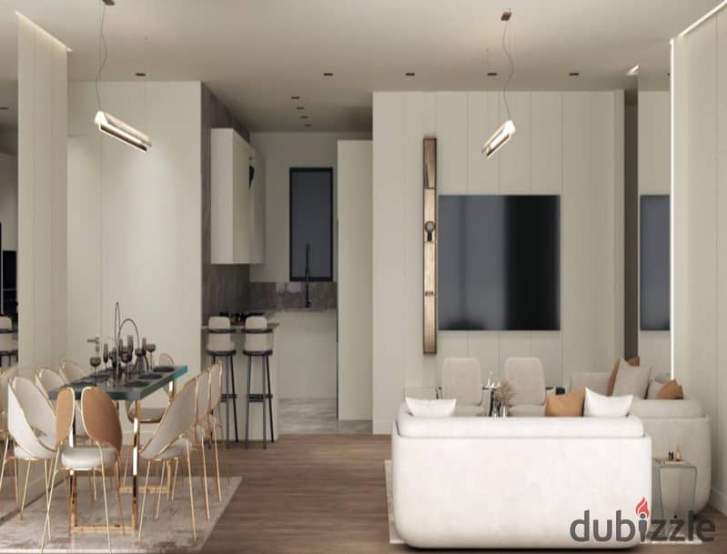 A 200 m² apartment with hotel services, offering the highest return on investment, located in the heart of Sheikh Zayed, 5