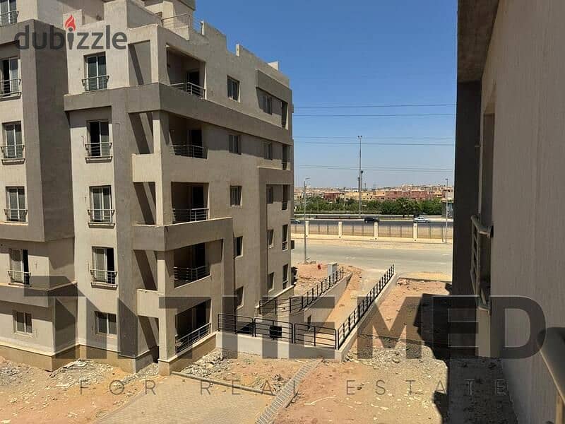 Apartment 191 m, ready to move, semi-finished, for sale in Cairo University Compound, the northern expansions, on Dahshur link, Sheikh Zayed, October 1