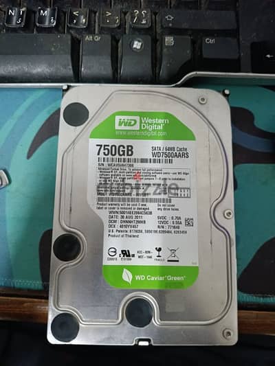 wd green 750GB