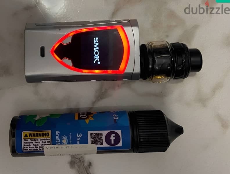 شيشه الكترونيه smok 1