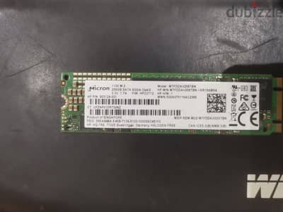 Ssd m. 2 / 256 giga