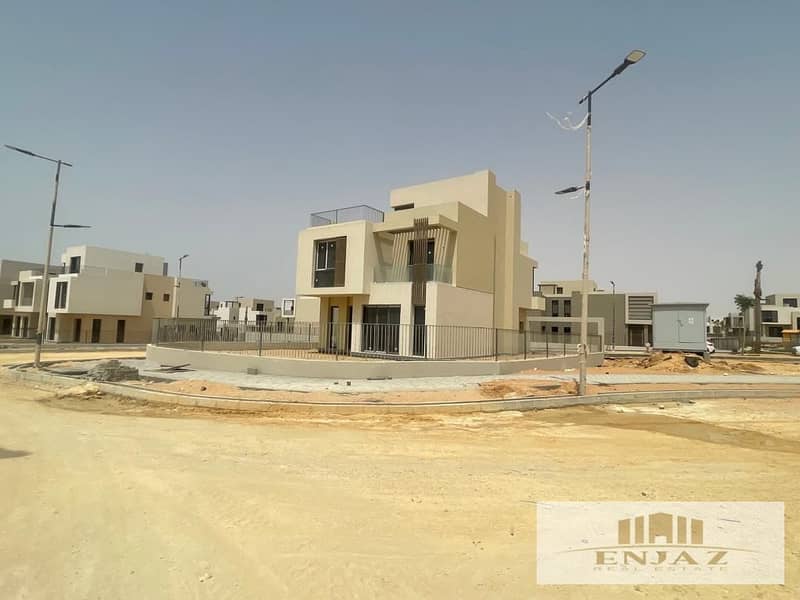 villa for sell in el shorouk city, SODIC EAST compound, Immediate Handover, biggest garden comparing to others, AREA  ( 410) 1