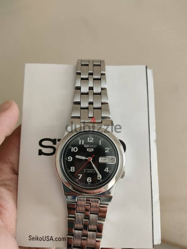 ساعه سيكو ٥ اتوماتيك يبانى Seiko 5 Automatic Watch 1