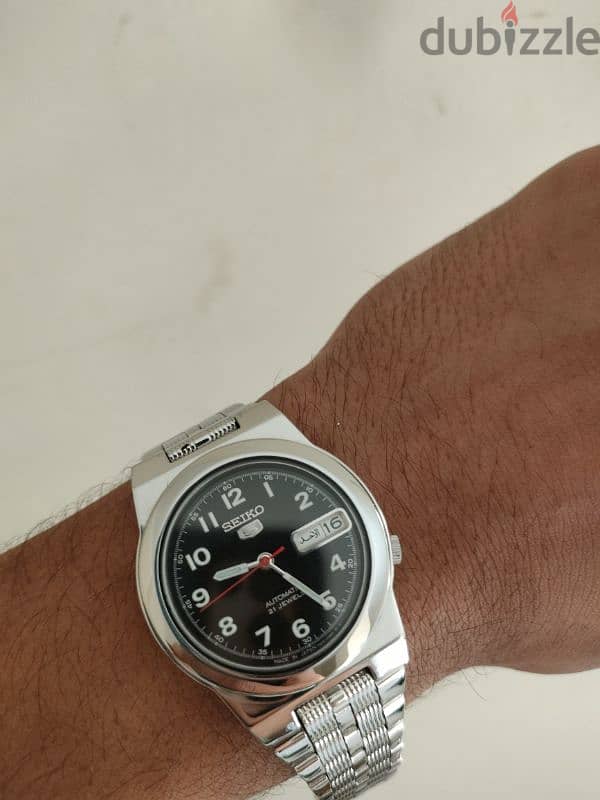 ساعه سيكو ٥ اتوماتيك يبانى Seiko 5 Automatic Watch 3