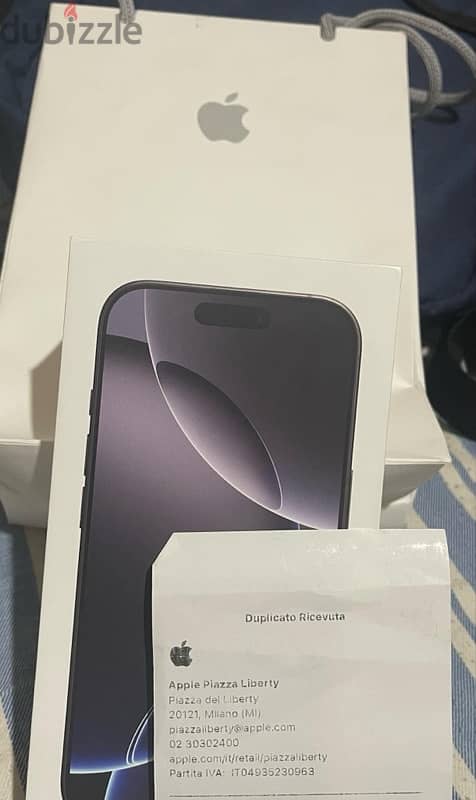 iPhone 16 pro 128GB balck titanium dual sim sealed 1