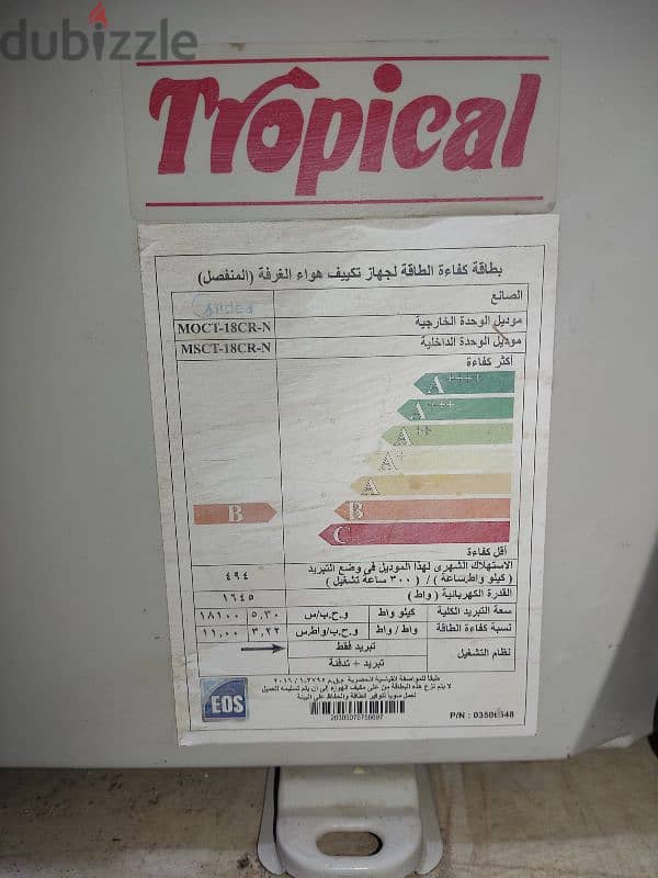 وحدة خارجية كسر زيرو  فقط  لمكيف كارير 1