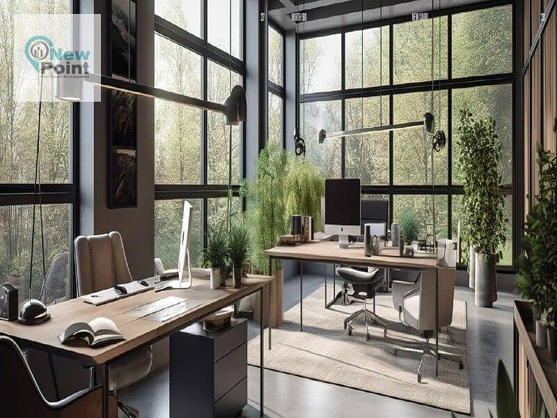 In the most investment areas directly on 90th Street, own a fully finished office in Stride New Cairo, Fifth Settlement 0