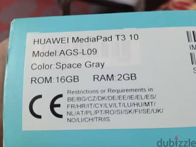 Huawei MediapadT3 10