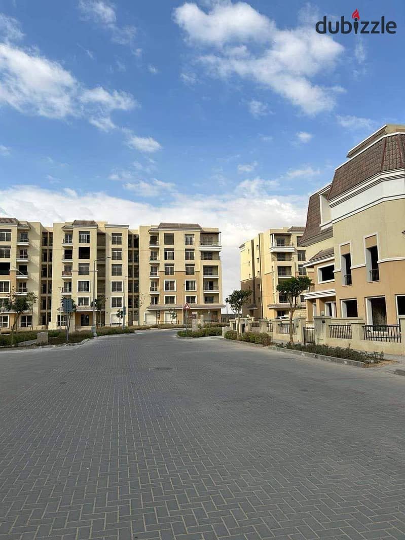 The last apartment of 110 m in the heart of Mostakbal City in Sarai Compound with an open view, with installments over 8 years 1