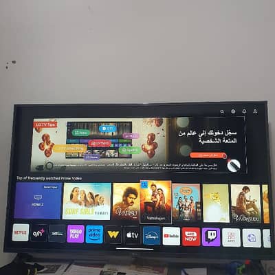 LG 55 4K كسر زيرو