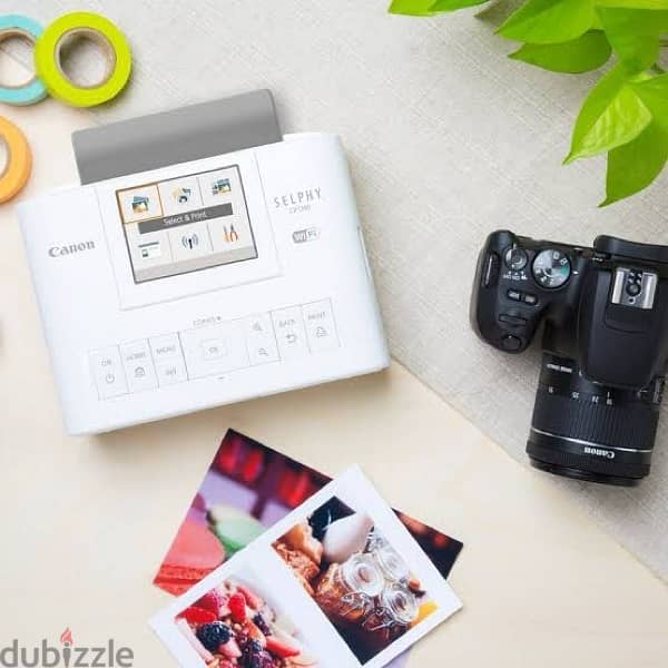 Canon SELPHY CP1300 White Wireless Compact Photo Printer 1