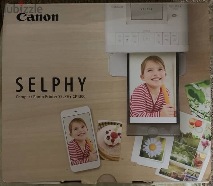 Canon SELPHY CP1300 White Wireless Compact Photo Printer 3