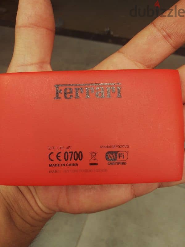 ZTE Ferrari 4G LTE Mini Router LTE/راوتر شخصي محمول يعمل علي جميع الخط 1