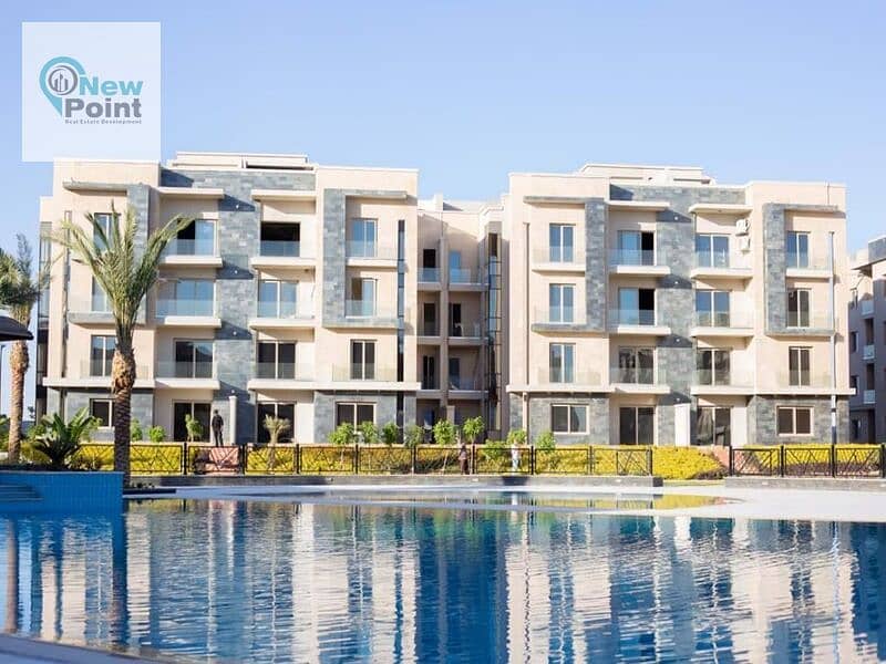 شقة مع جاردن استلام فوري بسعر مميز متشطبة بالكامل  بمنطقة الجولدت سكوير كمبوند جاليريا Galleria Residence New Cairo 3