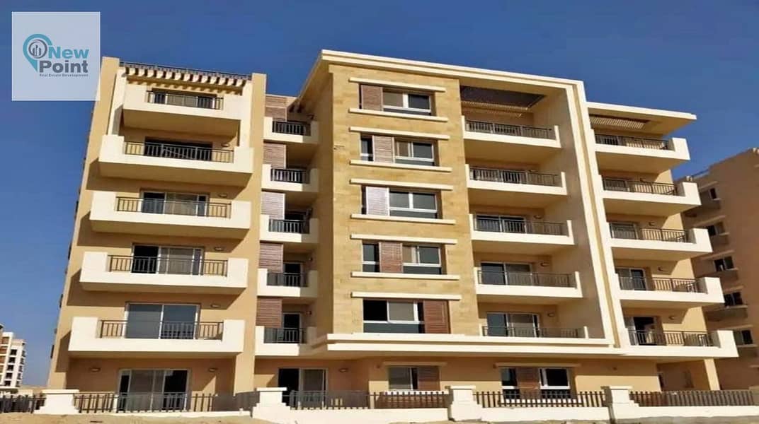 شقة 158متر للبيع في كمبوند سراي من مدينة مصر للإسكان والتعمير sarai compound 8