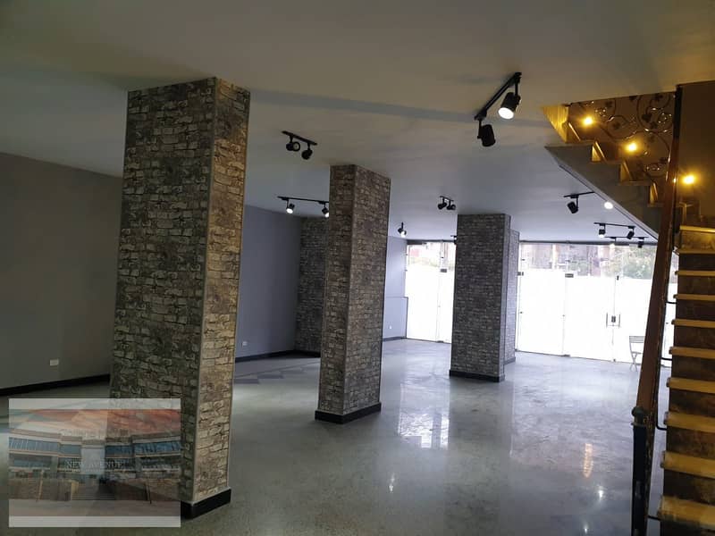 Fully finished Car showroom For sale at Abbas el Akkad Nasr city       MA-SE 3 4