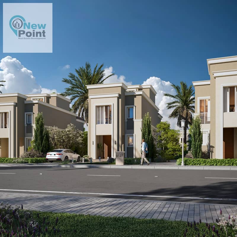 Own a townhouse in front of Madinaty and Direct on Al Amal Axis Road from THE BUTTERFLY Compound 4