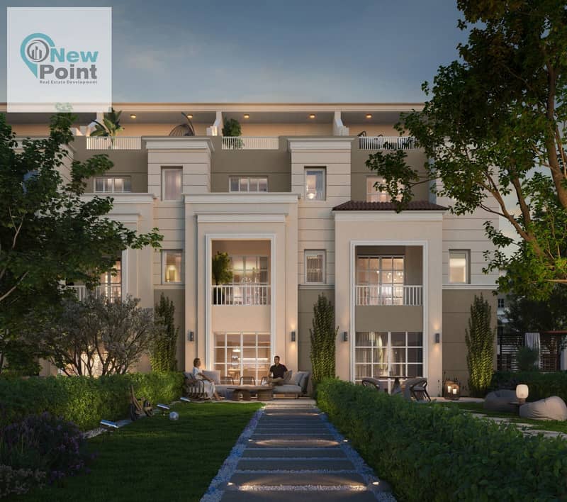 5-room townhouse for sale in The Butterfly Compound, developed by THE BUTTERFLY Egypt 1