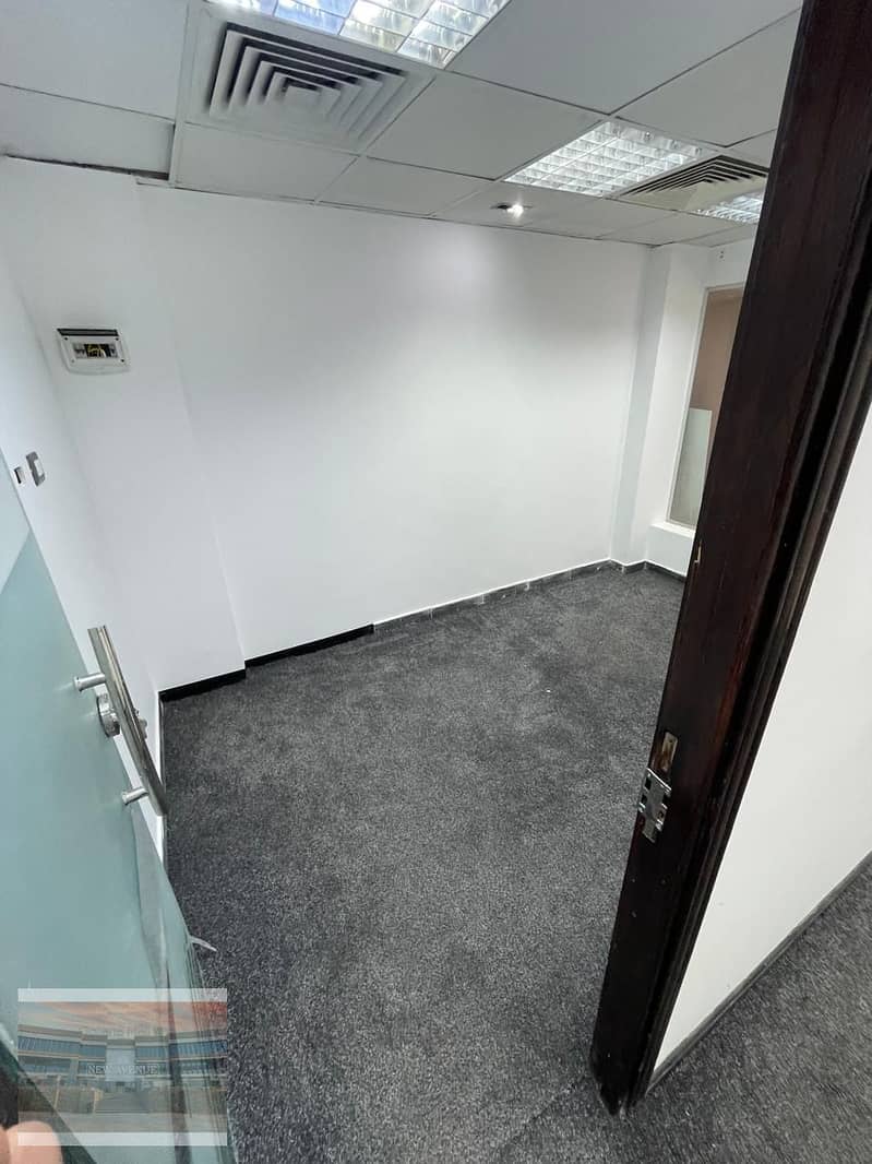 Fully Finished Admin Office for rent at Bank Center New Cairo       MA-SE 4 6