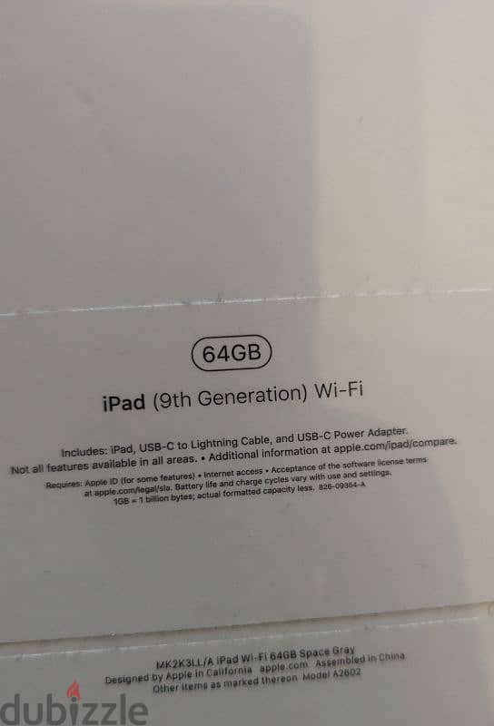 apple ipad 9th as new with everything ايباد 0