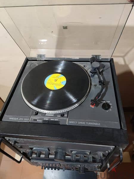 sounds system (Gramophone , Record player ، 2 cassette ، radio ) 0