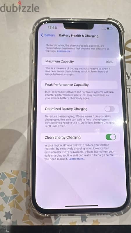 i phone 13 pro max 128 battery 93% 2