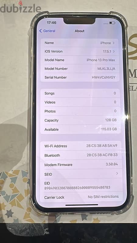 i phone 13 pro max 128 battery 93% 3