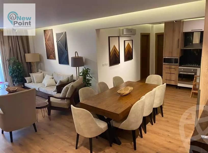 Invest and live in the best location in the Fifth Settlement | 3-bedroom apartment "immediate delivery" in the heart of the Golden Square 8