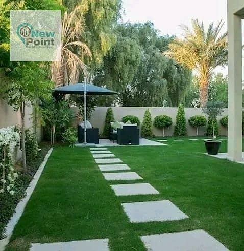 Apartment with garden for sale in the best location in the first settlement directly in front of Cairo International Airport | Taj City 0