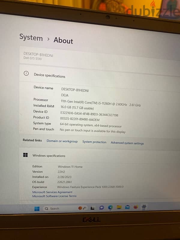 Dell 155511 -i15 11th gen zerooooo 2