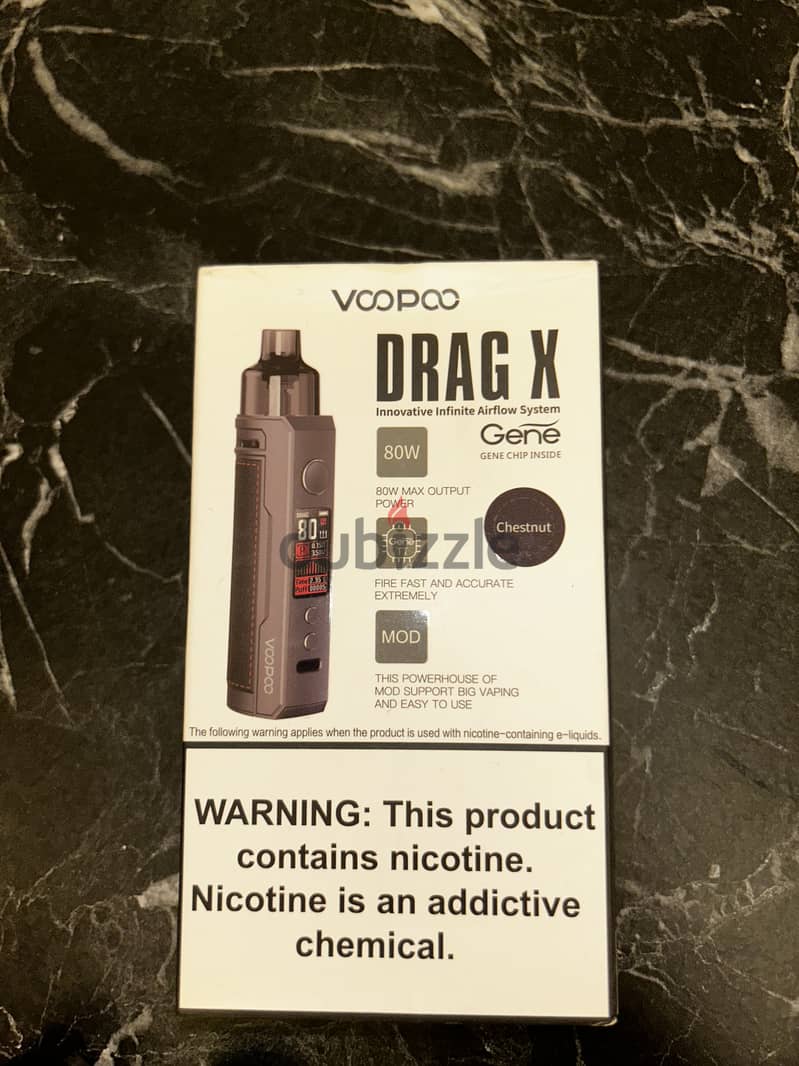 Drag X like new used 3 times only DL + MTL cartidge and 2 free liquids 0