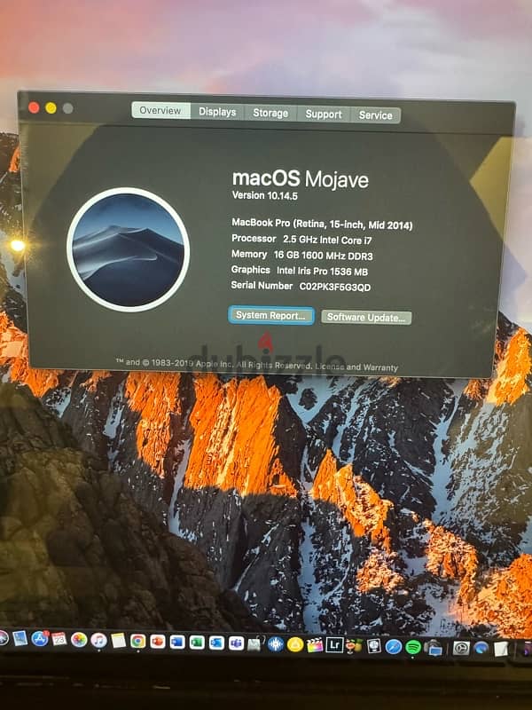 Macbook Pro 15 Inch Retina - Mid 2014 Model 2