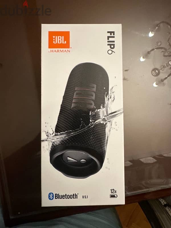 JBL Flip 6 Portable Waterproof Speaker Black 2