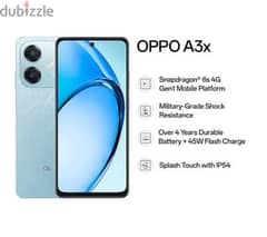 OPPO A3x استخدام أمده اسبوع معاه كل مشتملاته 0