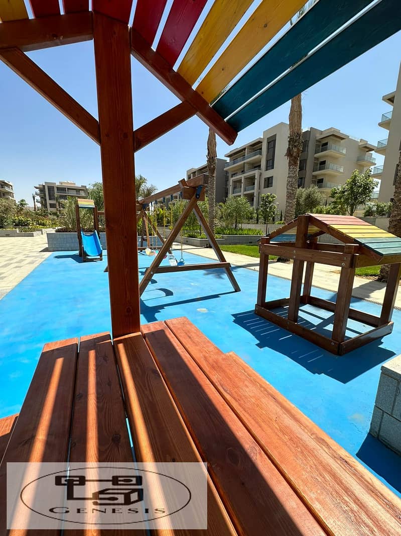 Apartment 121m two rooms + garden in the heart of the Fifth Settlement with Installments The Address East Compound 8