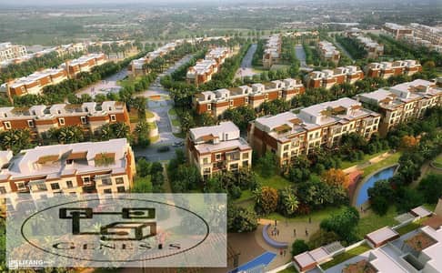 Apartment 3 rooms with view on landscape in Sarai Compound in front of Madinaty