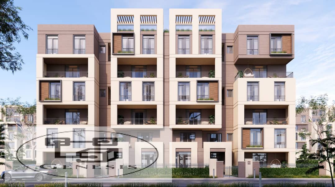 Apartment 3 rooms with view on landscape in Sarai Compound in front of Madinaty 3