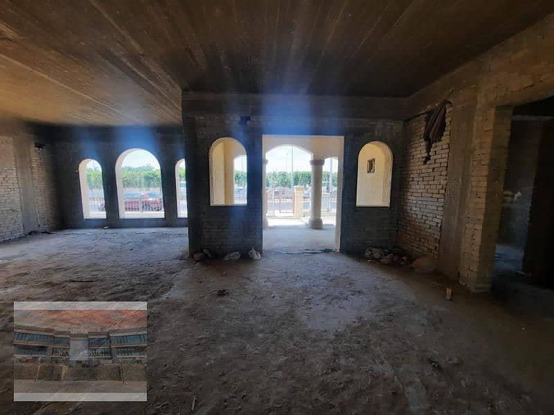 Standalone Villa Unfinished  Garden View For Sale In Al Rehab compound  new cairo 27