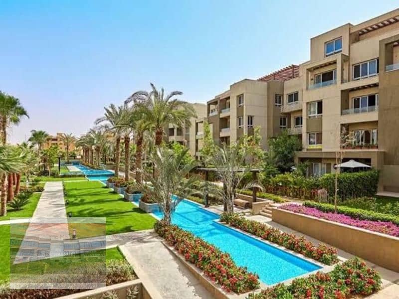 Ground apartment  + Garden for sale in Haptown compound-  Hassan Allam Mostakbal City 8