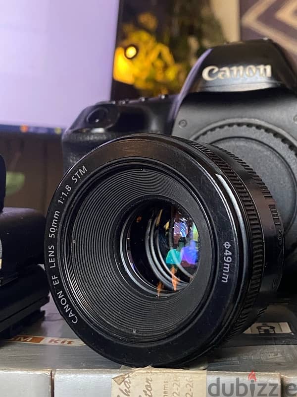 canon 5d mark iv + lens 50mm f1.8 5