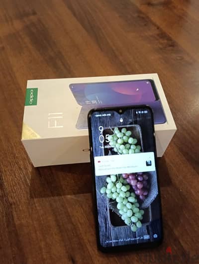 هاتف oppo f11  رام 6  مساحه 64