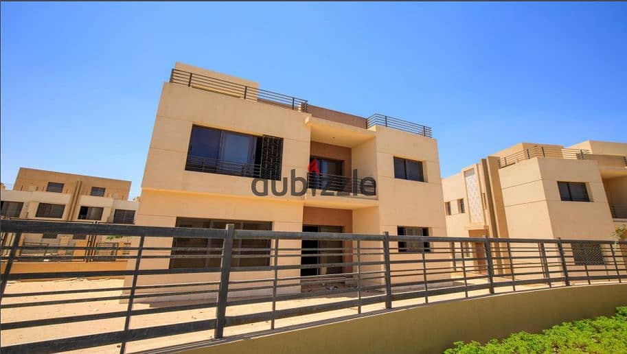 Villa house for immediate delivery, 240 sqm + 240 sqm garden, in ALMA compound, Sheikh Zayed, next to Arkan Mall and across from Americana Plaza. 4