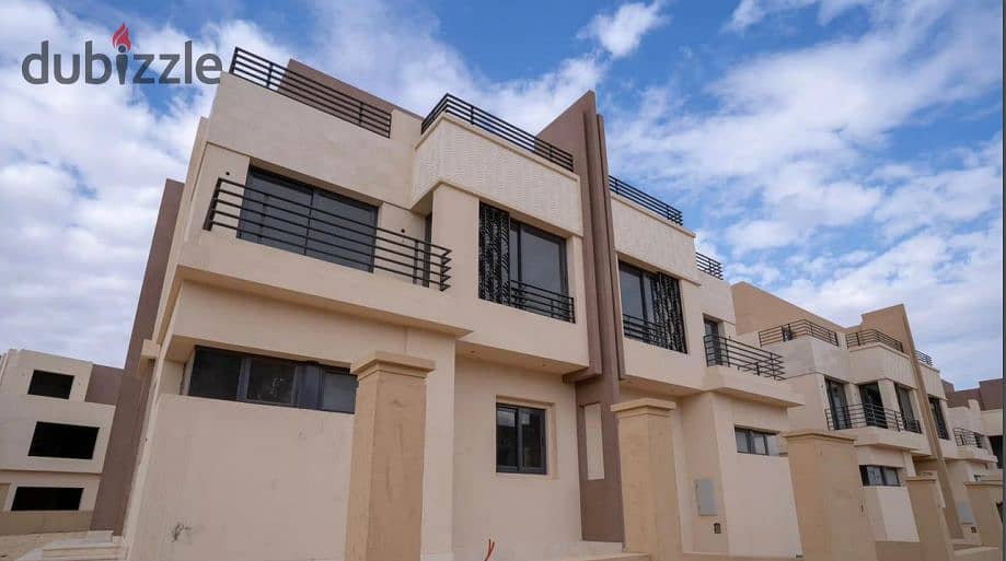 Villa house for immediate delivery, 240 sqm + 240 sqm garden, in ALMA compound, Sheikh Zayed, next to Arkan Mall and across from Americana Plaza. 11