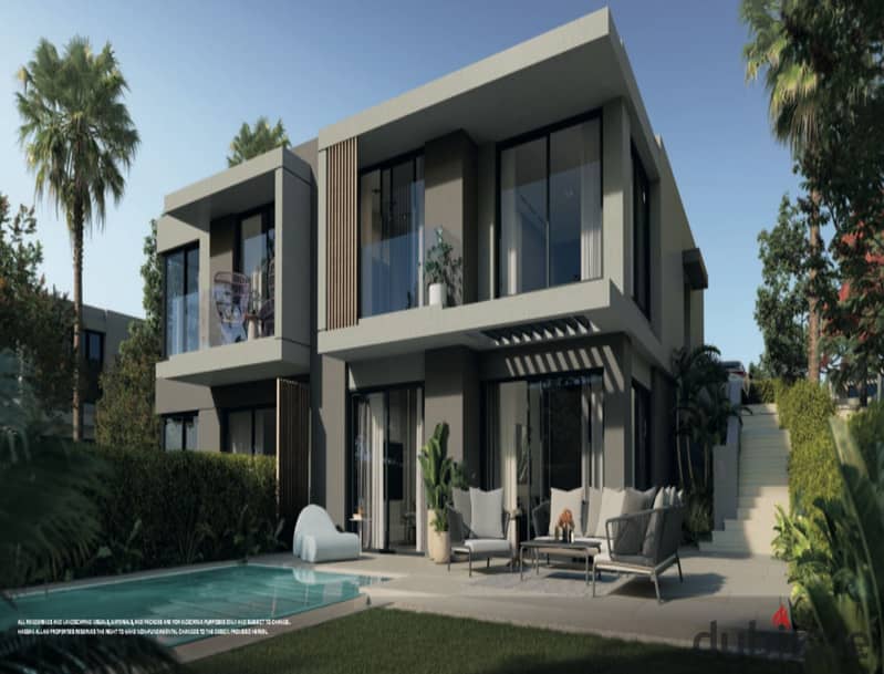 Townhouse in Hassan Allam’s Swan Lake West, located next to Palm Hills and New Giza. 7