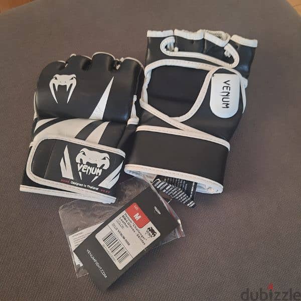 Real Leather MMA (Challenger) Venum gloves - Medium size 4