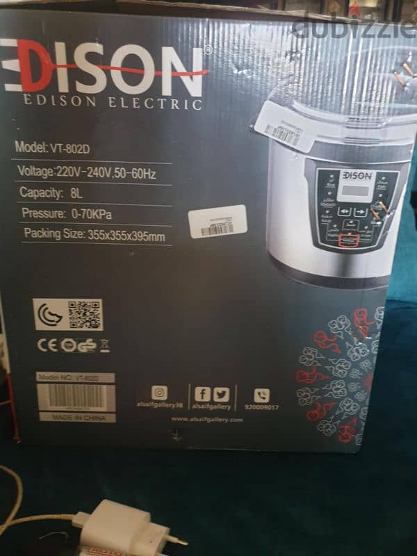 Edison electric  pressure cooker 1