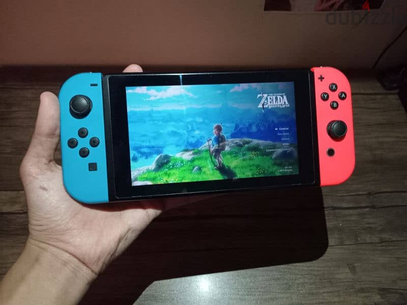 جهاز Nintendo switch v1 مستعمل 3