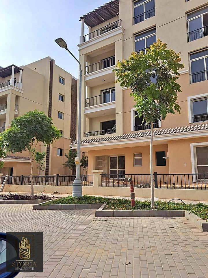 First floor apartment 155 m on Suez Road with installments until 2032 in a compound 1